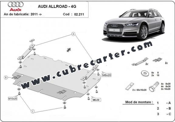 Cubre carter metalico Audi All Road A6