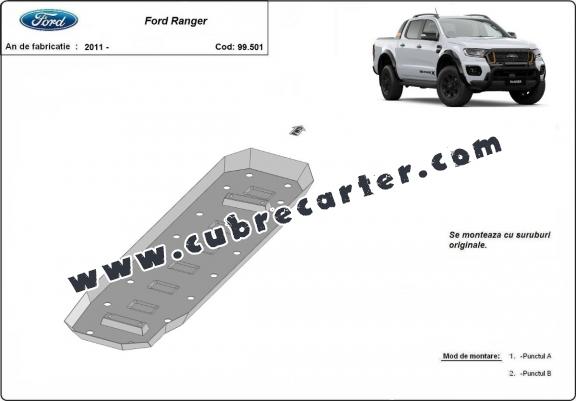 Protección del depósito de combustible Ford Ranger