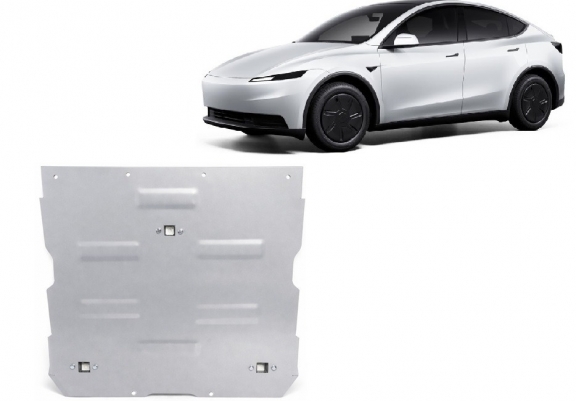 Protección frontal del motor eléctrico en aluminio – Tesla model Y