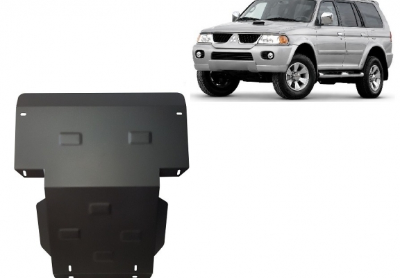 Cubre carter metalico Mitsubishi Montero Sport 1