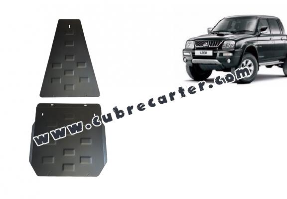 Protección de caja de cambios y diferencial Mitsubishi L 200 