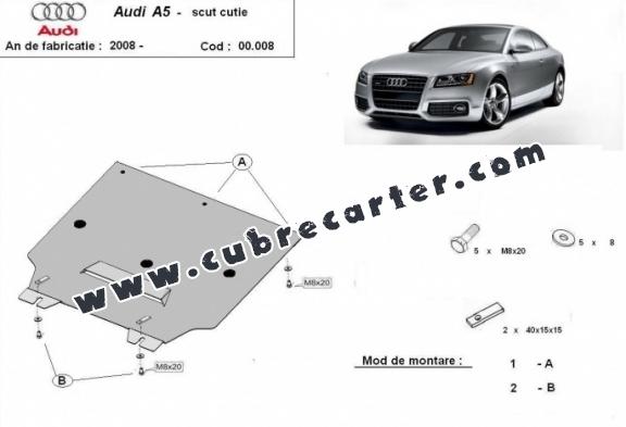 Protección del caja de cambios Audi A5