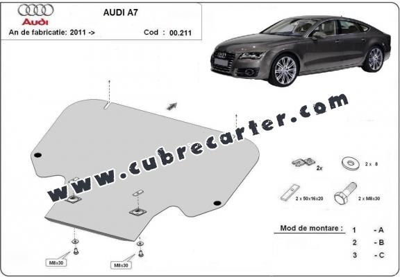 Protección del caja de cambios Audi A7