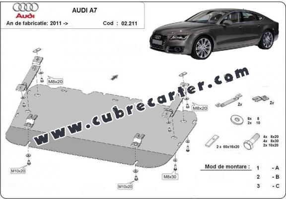 Cubre carter metalico Audi A7