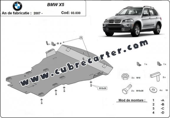 Cubre carter metalico BMW X5