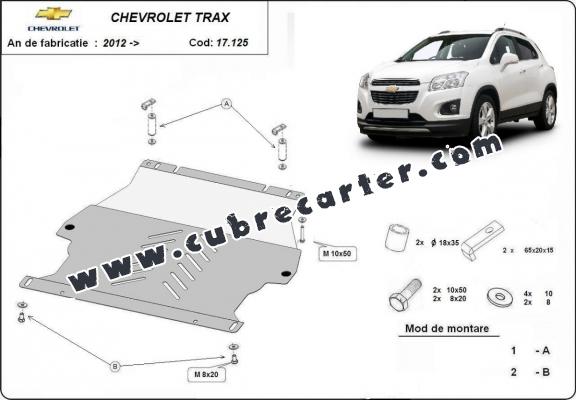 Cubre carter metalico Chevrolet Trax