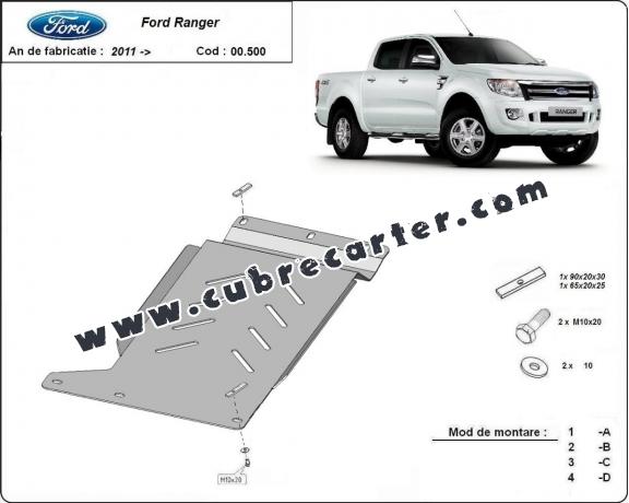 Protección del caja de cambios Ford Ranger