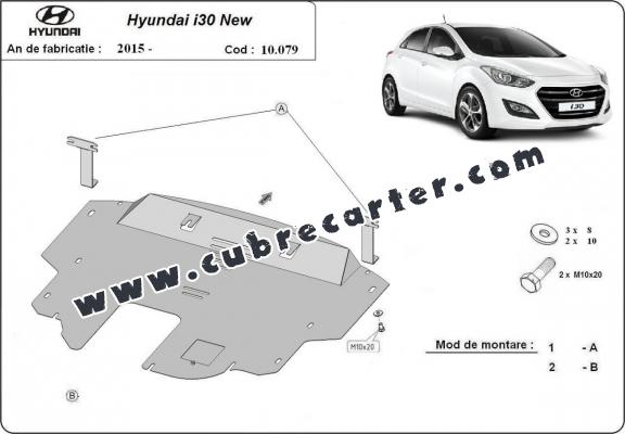 Cubre carter metalico Hyundai I30