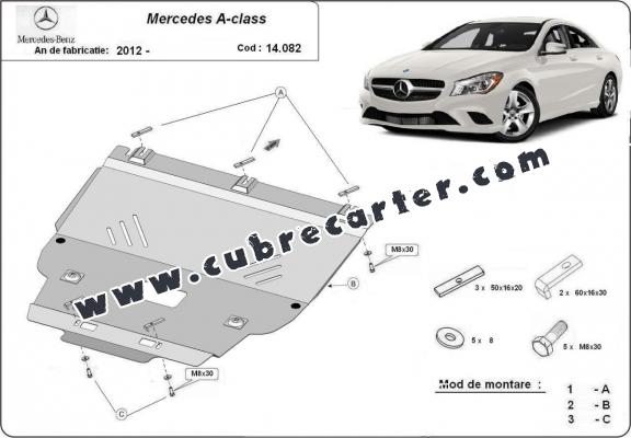 Cubre carter metalico Mercedes A-Class W176