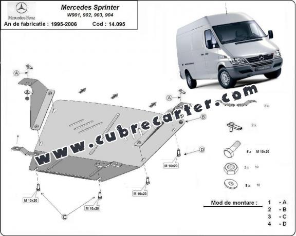 Cubre carter metalico Mercedes Sprinter