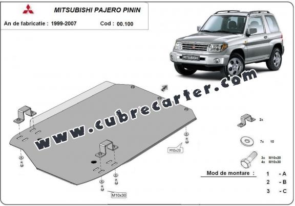 Protección del caja de cambios Mitsubishi Montero Pinin