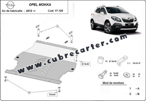 Cubre carter metalico Opel Mokka