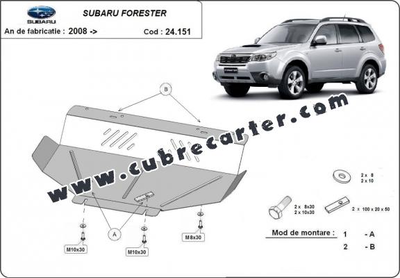 Cubre carter metalico Subaru Forester 3