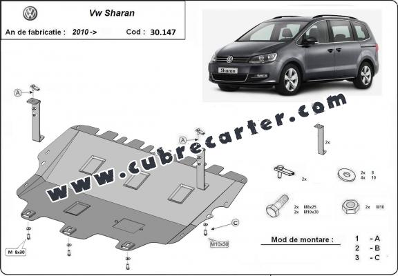 Cubre carter metalico Volkswagen Sharan