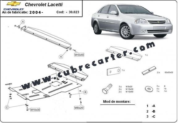 Cubre carter metalico Chevrolet Lacetti / Nubira