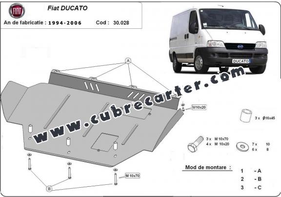 Cubre carter metalico Fiat Ducato