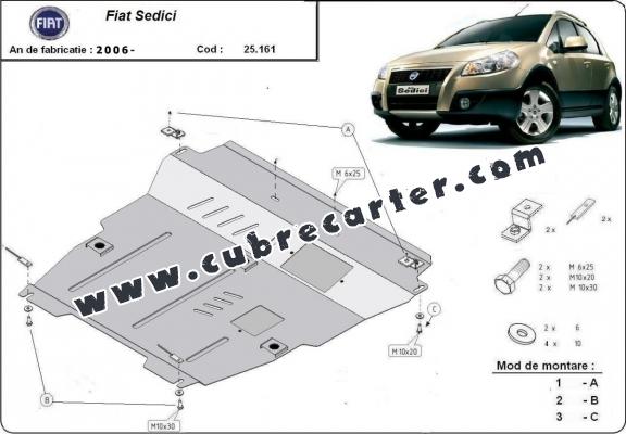 Cubre carter metalico Fiat Sedici