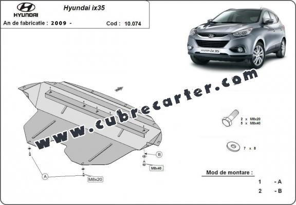 Cubre carter metalico Hyundai IX35