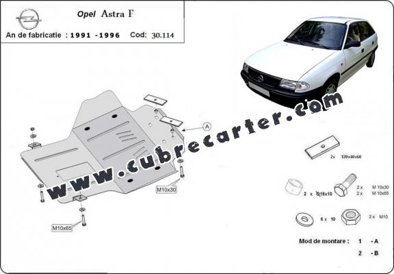 Cubre carter metalico Opel Astra F