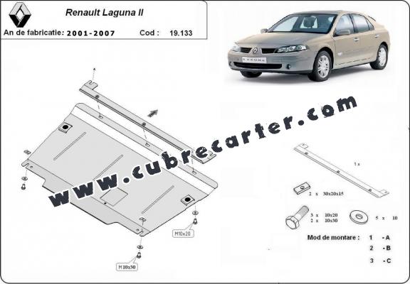 Cubre carter metalico Renault Laguna 2