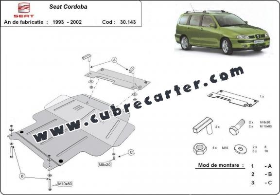 Cubre carter metalico Seat Cordoba