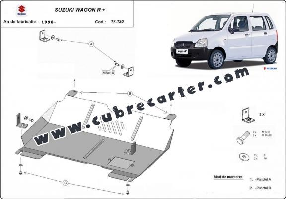 Cubre carter metalico Suzuki Wagon R+