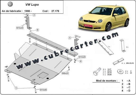 Cubre carter metalico VW Lupo