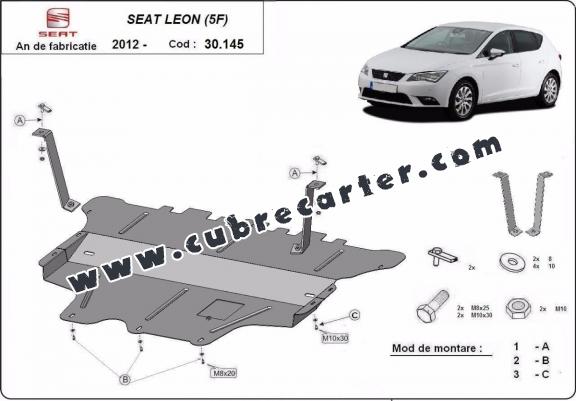 Cubre carter metalico Seat Leon