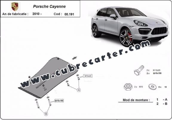 Protección del caja de cambios Porsche Cayenne