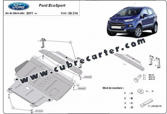 Cubre carter metalico   Ford EcoSport