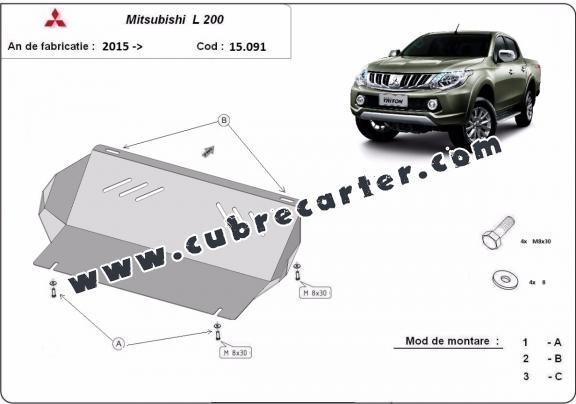 Protección del radiador Mitsubishi L200