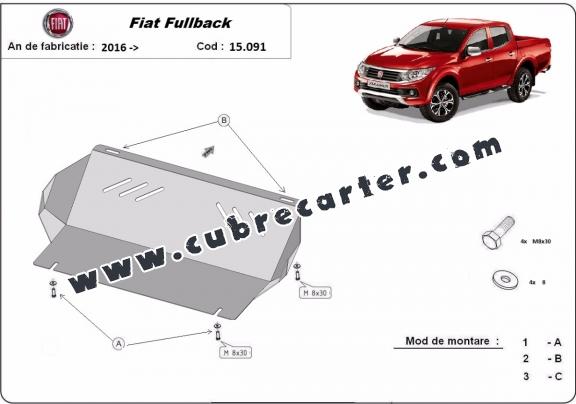 Protección del radiador Fiat Fullback