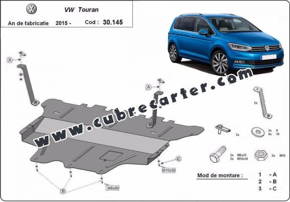 Cubre carter metalico VW Touran -caja de cambios manual