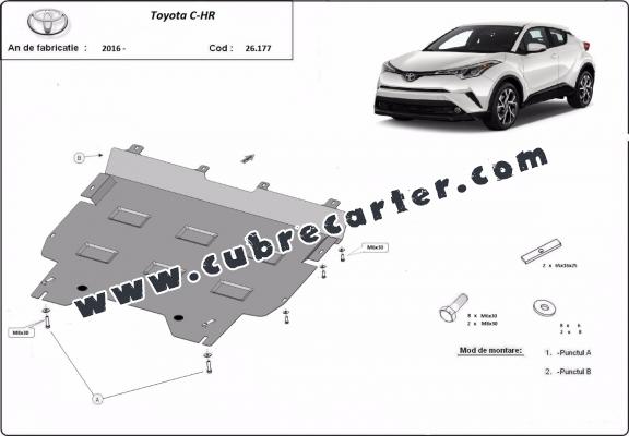 Cubre carter metalico Toyota C-HR