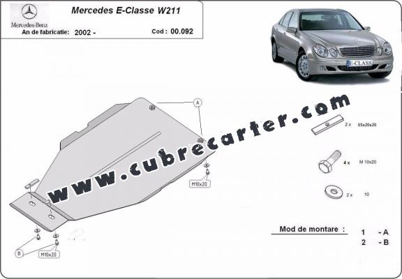 Protección del caja de cambios Mercedes E-Clasee W211