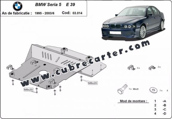 Cubre carter metalico BMW Seria5 E39
