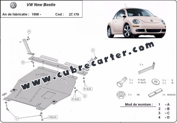 Cubre carter metalico Volkswagen New Beetle