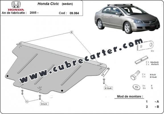 Cubre carter metalico Honda Civic (berlin)