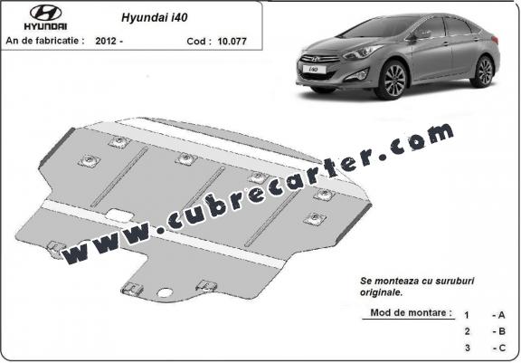 Cubre carter metalico Hyundai i40