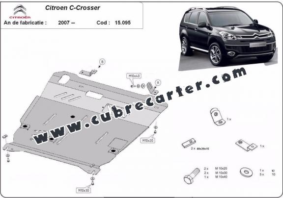 Cubre carter metalico Citroen C - Crosser