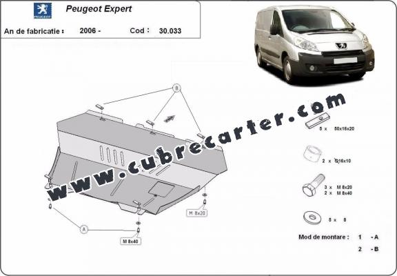 Cubre carter metalico Peugeot Expert