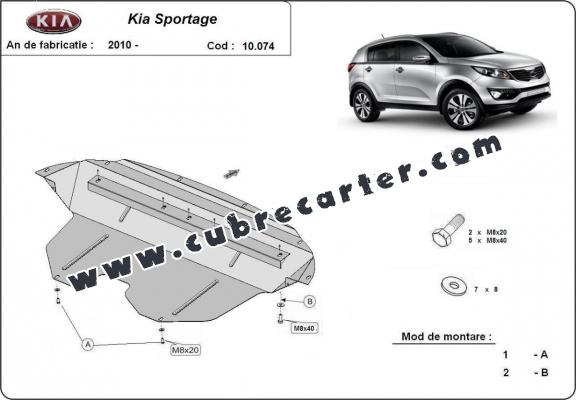 Cubre carter metalico Kia Sportage