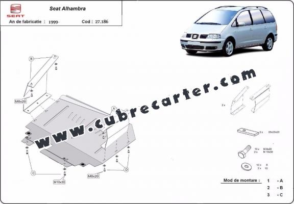 Cubre carter metalico Seat Alhambra