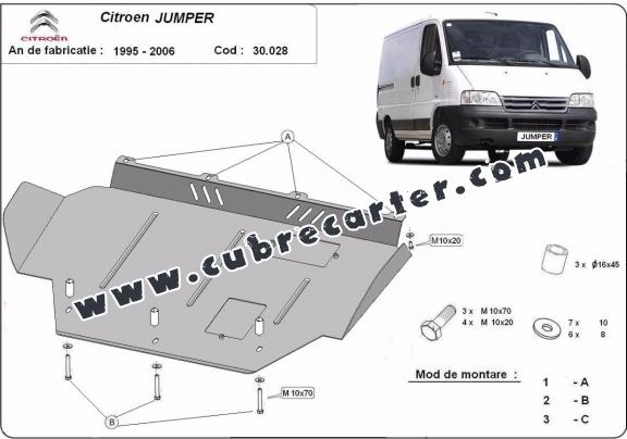 Cubre carter metalico Citroen Jumper