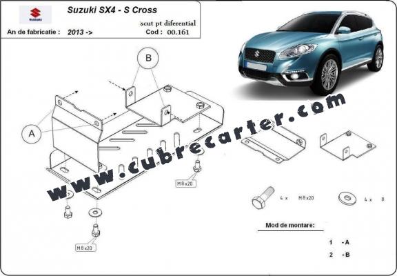 Protección del diferencial Suzuki S-Cross - 4WD