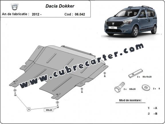 Cubre carter metalico Dacia Dokker