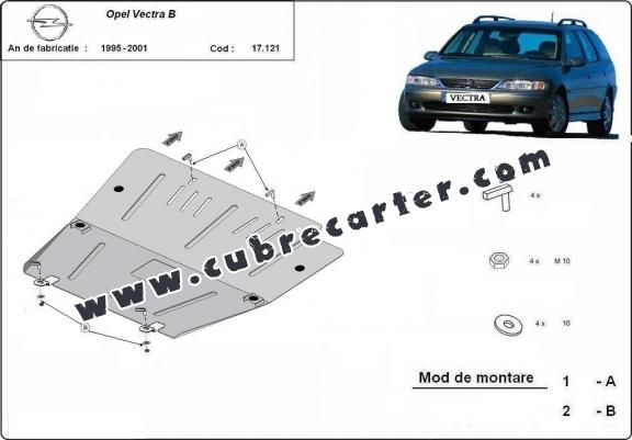 Cubre carter metalico Opel Vectra B