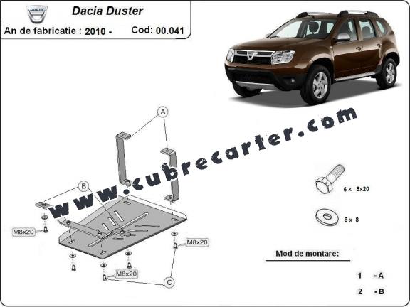 Protección del diferencial Dacia Duster