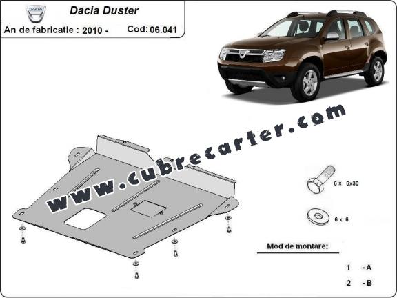 Cubre carter metalico Dacia Duster