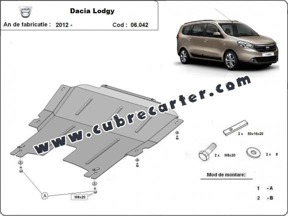 Cubre carter metalico Dacia Lodgy